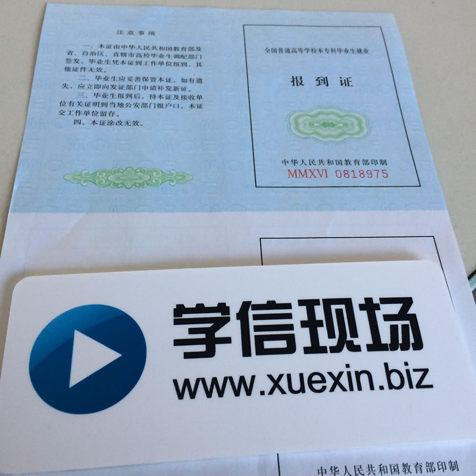 辽宁报到证丢失补办